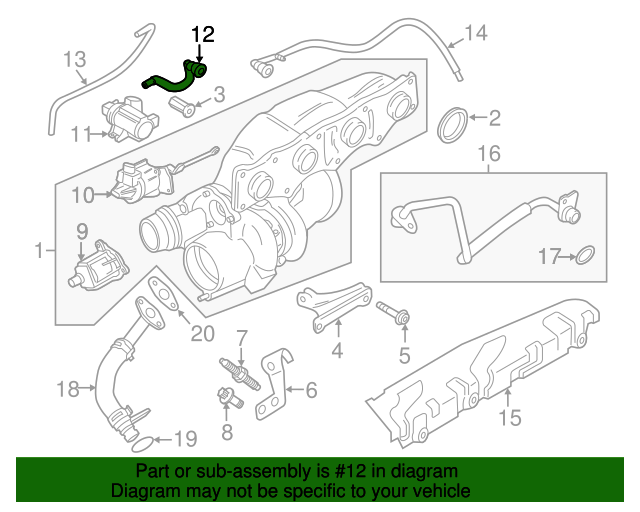 Genuine BMW 11657607727 Vacuum Hose FREE Shipping on Most