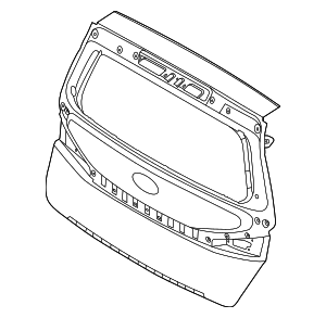 72800-K0001 - Lift Gate 2020-2022 Kia Soul | Kia.Parts Store