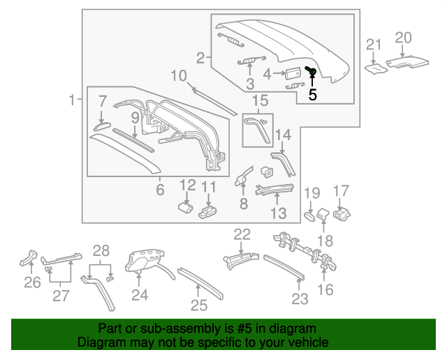 20042008 Toyota Door WeatherStrip Clip 9046705147B6 Toyota Parts