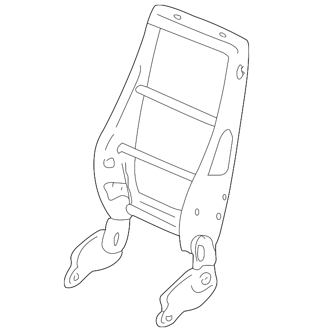 Driver Seat Back Frame - GM (88894879)