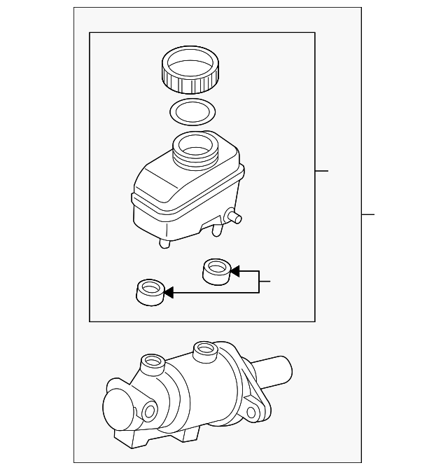 20042011 Mazda RX8 Brake Master Cylinder FE034340ZB