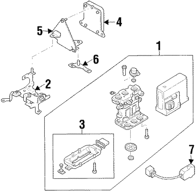 19961997 Isuzu Rodeo Modulator Lower Cover 8971347020 Isuzu Parts Center