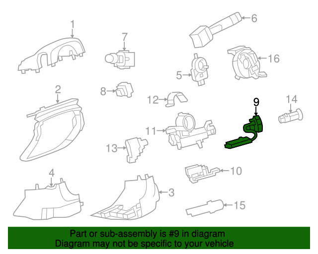 20082015 Cadillac CTS AntiTheft Module 22762280