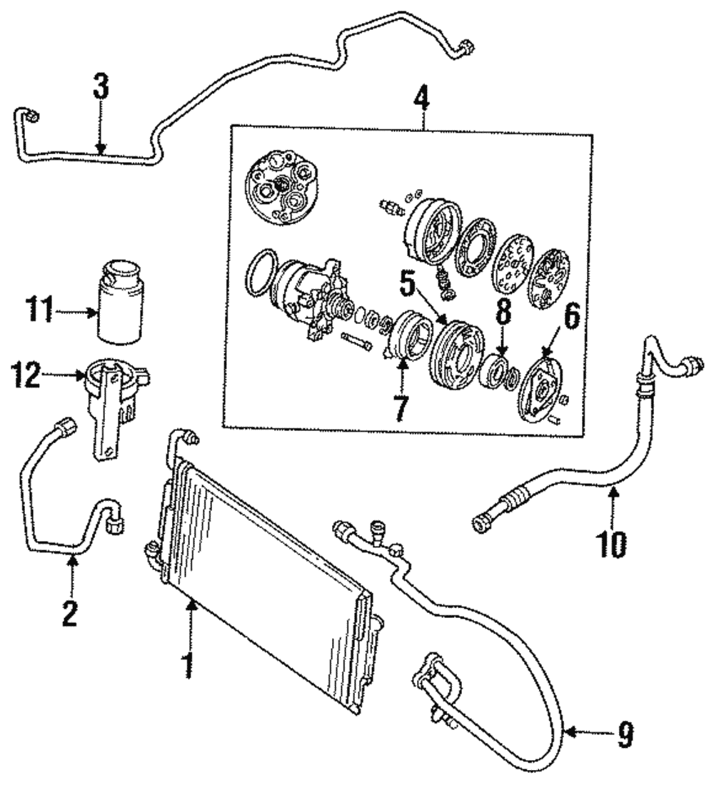 A/C Compressor - GM (89018886)