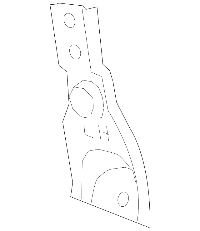 Passenger Side Instrument Panel Tie Bar Bracket - GM (96678854)