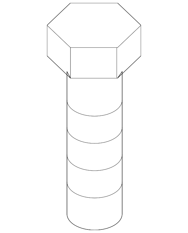 20032009 Audi Child Restraint Anchor Plate Bolt N10063205 Audi USA Parts