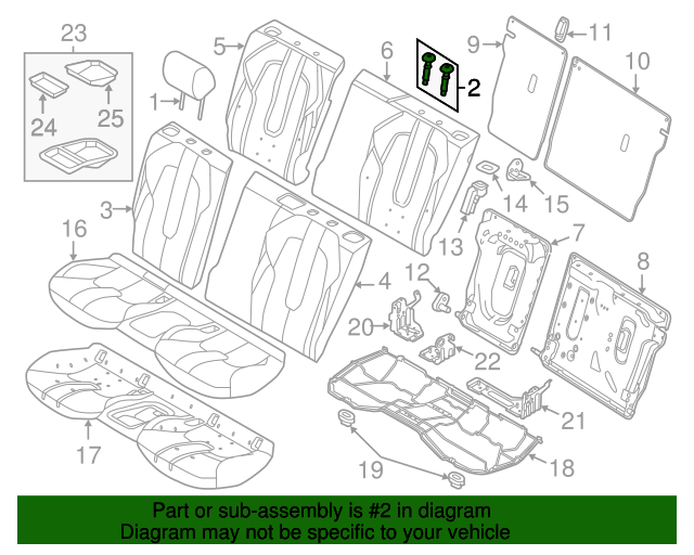 Genuine Headrest Guide for 20122019 Land Rover Land Rover Part
