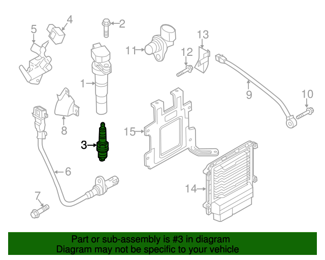 1884511160 Spark Plug 20092016 Kia Kia.Parts Store