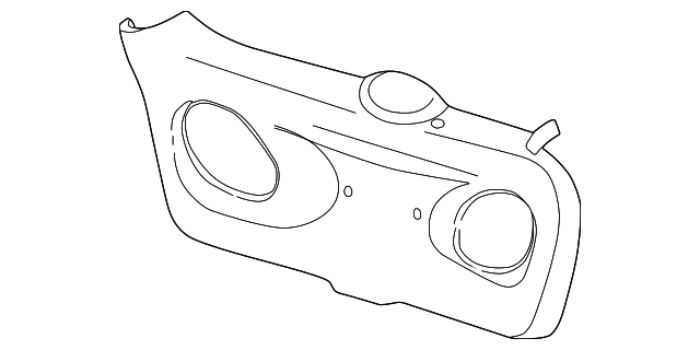 Lower Trim Panel - Ford (YF1Z-7440704-AAA)