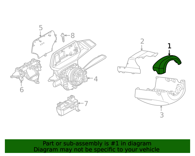 Upper Column Cover 11K-858-517-7CN