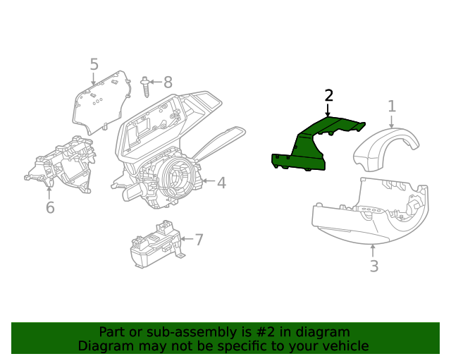 Upper Column Cover 11K-858-565-4PK