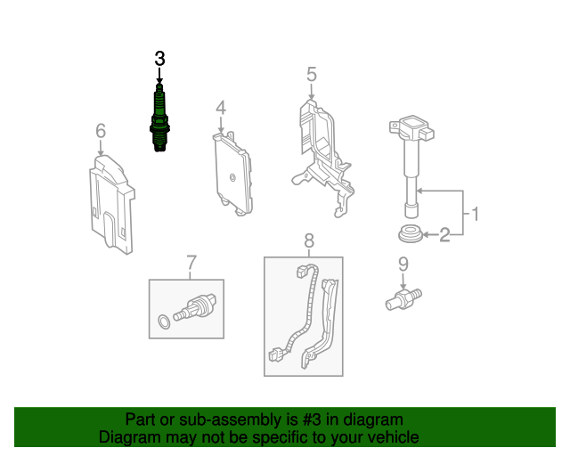 20092015 Acura Spark Plug (SXU22HCR11S) (Denso) 12290R40A02 Acura