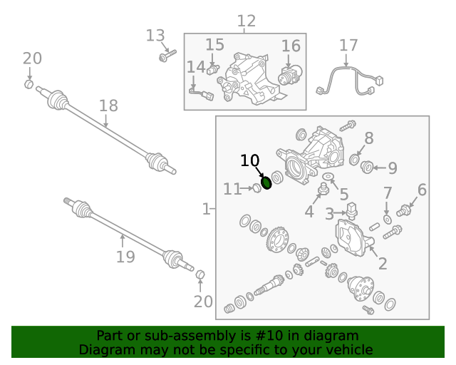 Genuine Seal for 20032022 Hyundai Part 5305039100 Hyundai OEM