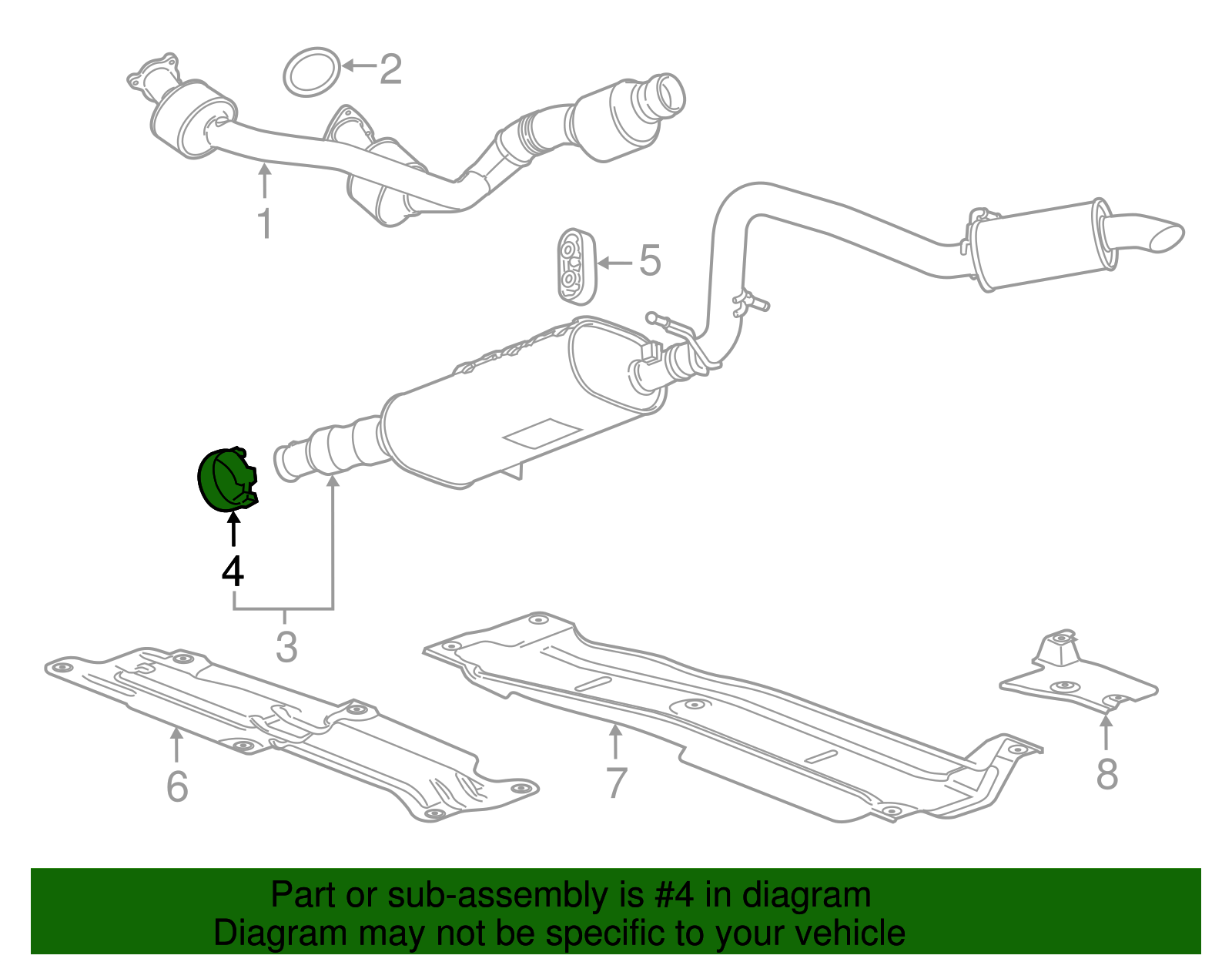 Exhaust Pipe Clamp (20779890)
