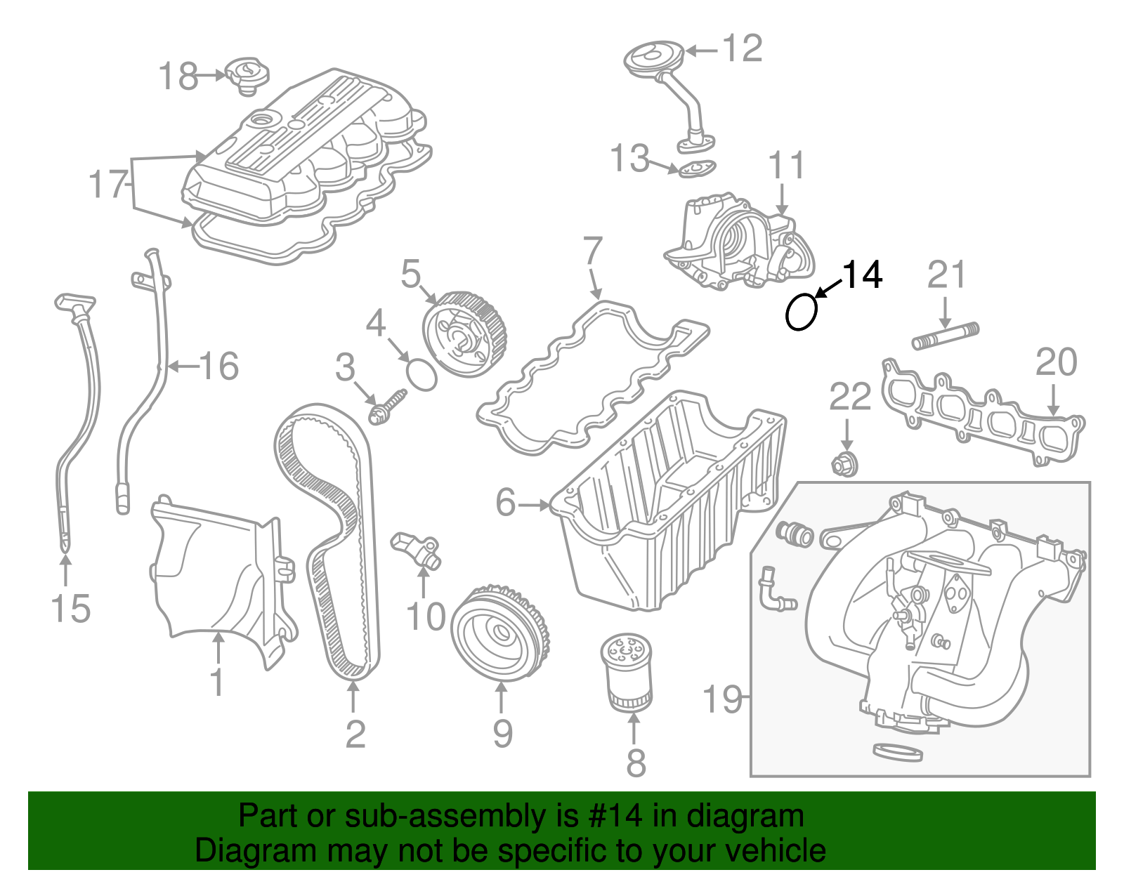 Front Crank Seal - Ford (YS4Z-6700-AA)