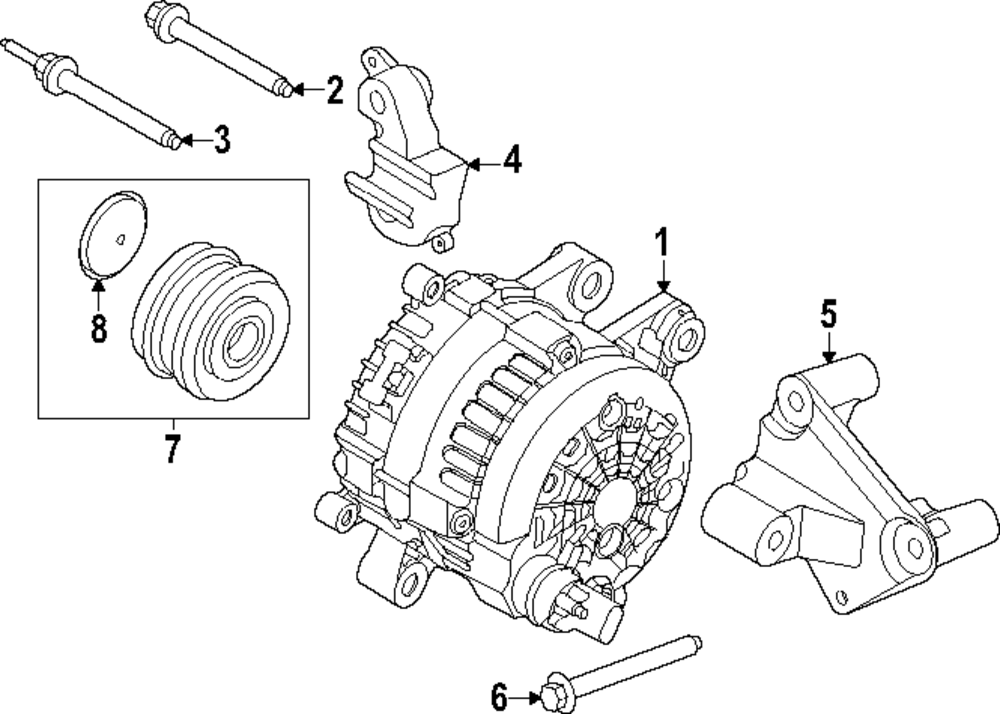 Motorcraft™ Alternator Pulley - Ford (GP-798)