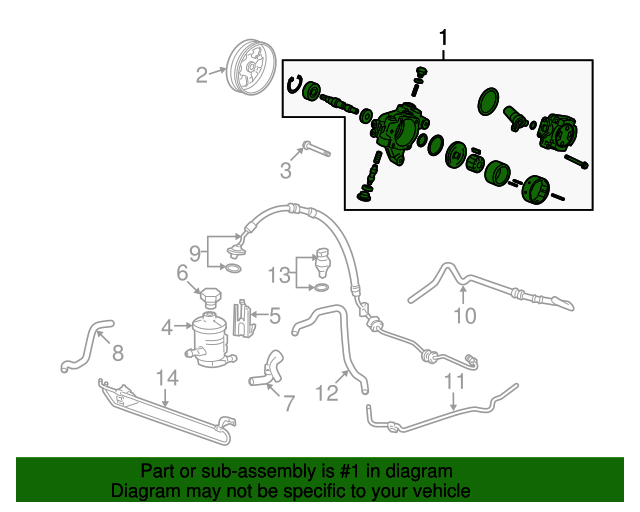 06561RWC505RM Power Steering Pump, Core ID Rwc Or (56100RwcA020
