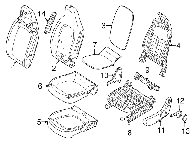 45391940009J65 - Hinge Cover 2016-2019 Smart | Mercedes-Benz USA Parts 