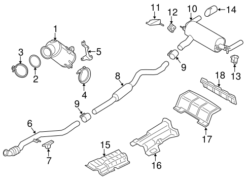 Exhaust Components for 2015 BMW M235i xDrive #0