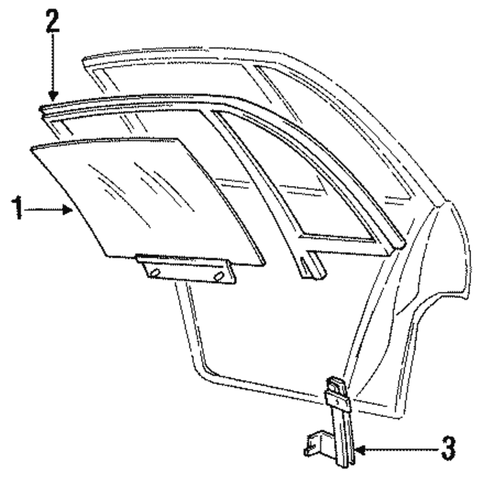 Door Glass - GM (25640146)