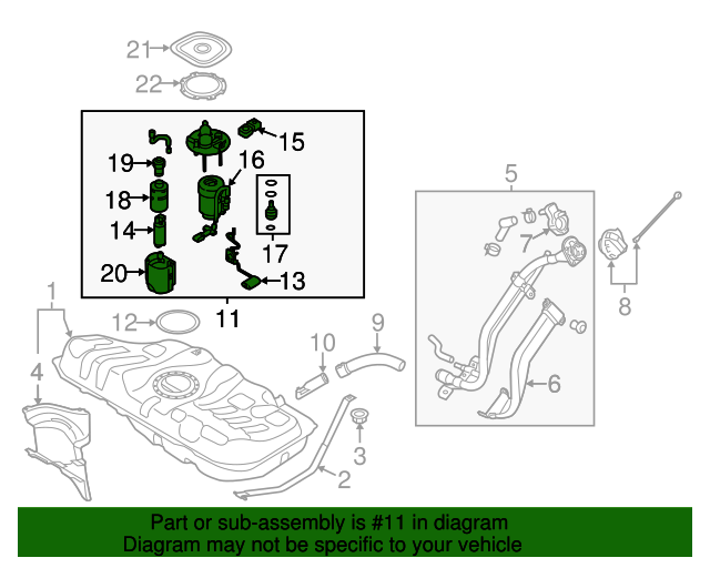 31110B0500 Fuel Pump 20172018 Kia Kia.Parts Store