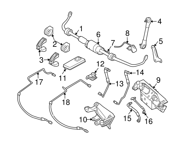 37136764609 - 2004-2010 BMW Pressure Pipe (37-13-6-764-609) | BMW of ...