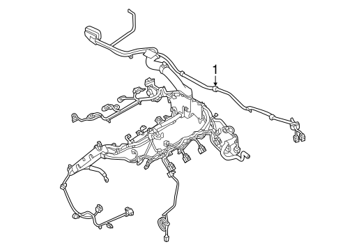 Wiring Harness for 2011 Porsche Cayenne | Circle Porsche Auto Parts