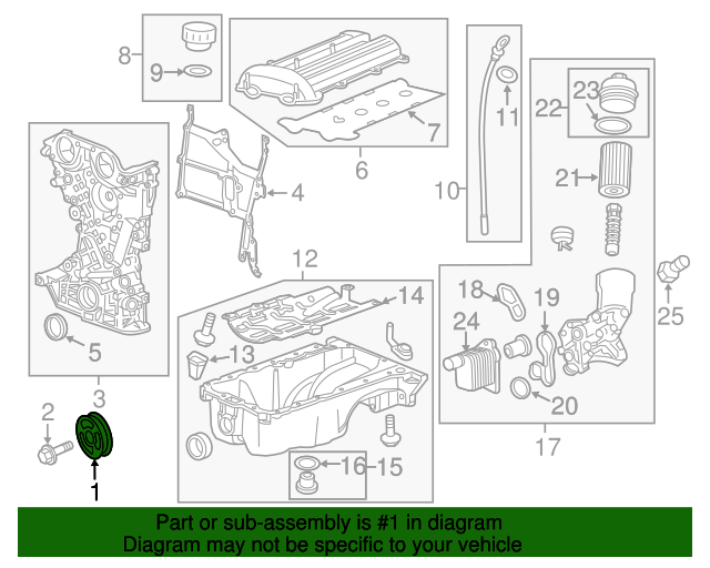 20112017 GM Crankshaft Balancer 55574771 GM Parts Center
