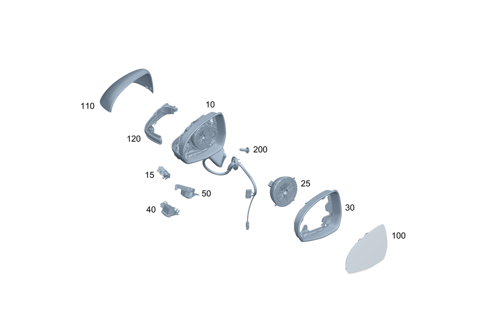 Amazon.com: Omix-Ada | 11002.03 | Door Mirror Kit, Black