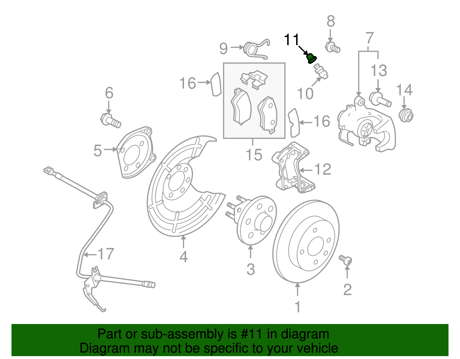 Brake Caliper Bleeder Valve Cap - GM (9200134)