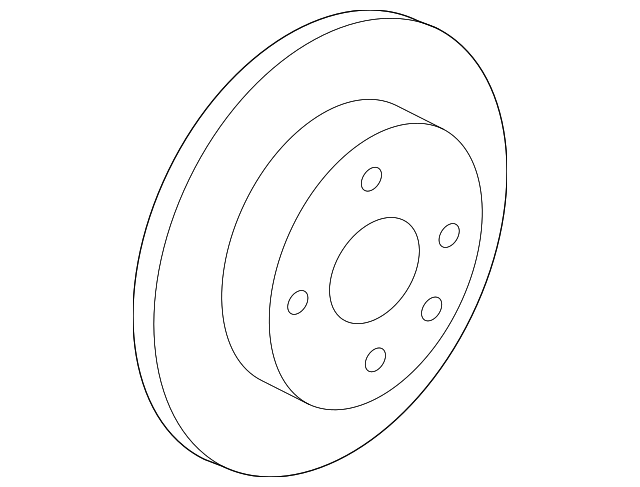 Rotor Set, Rear Brake - GM (95526658)