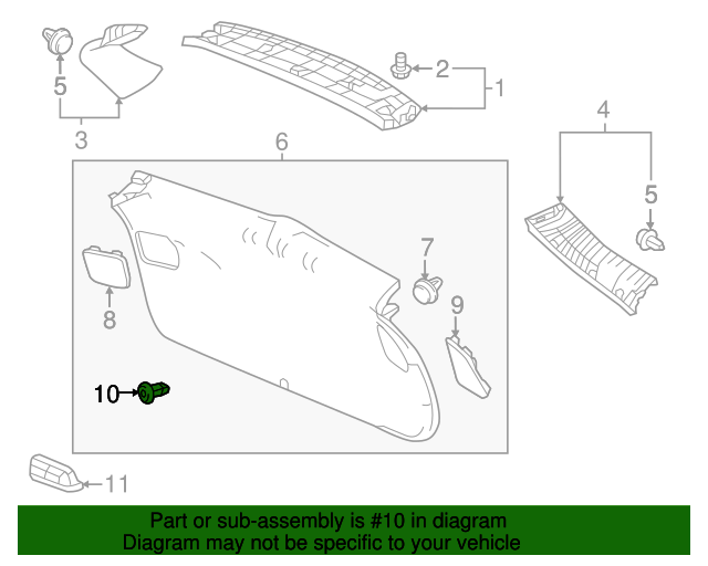84437T7WA01ZA Lid, Maintenance Lock *NH900L* (Deep Black) 2016
