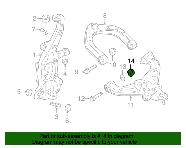 089186441A Suspension Control Arm Nut 20042023 Nissan Nissan