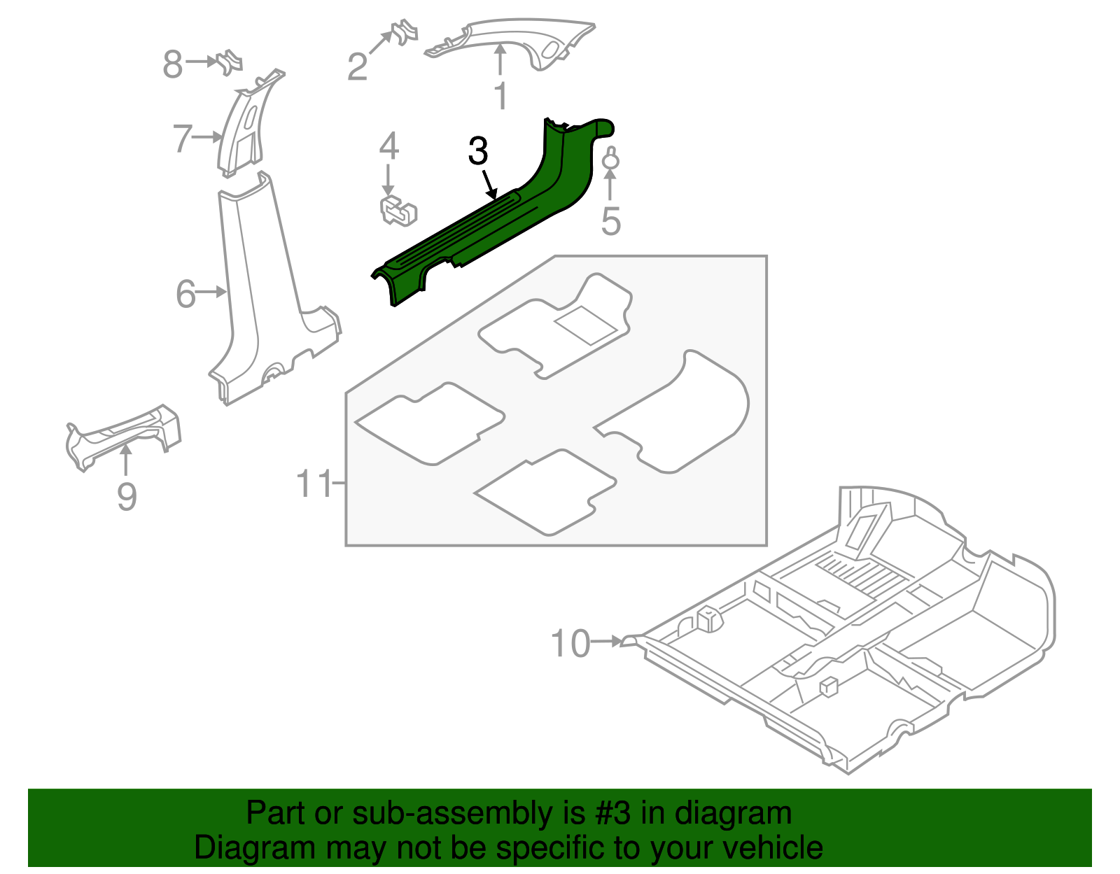 Molding - GM (96537955)