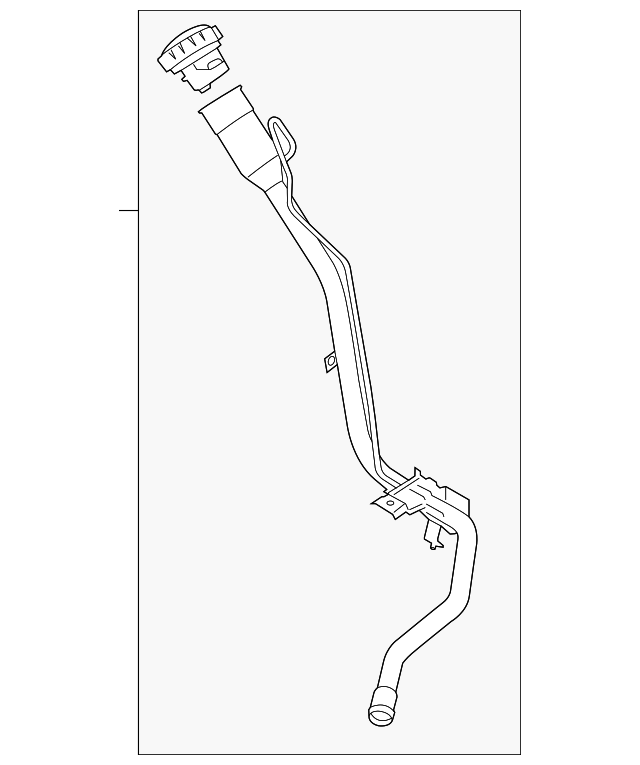 Filler Hose - Ford (GV6Z-9047-A)
