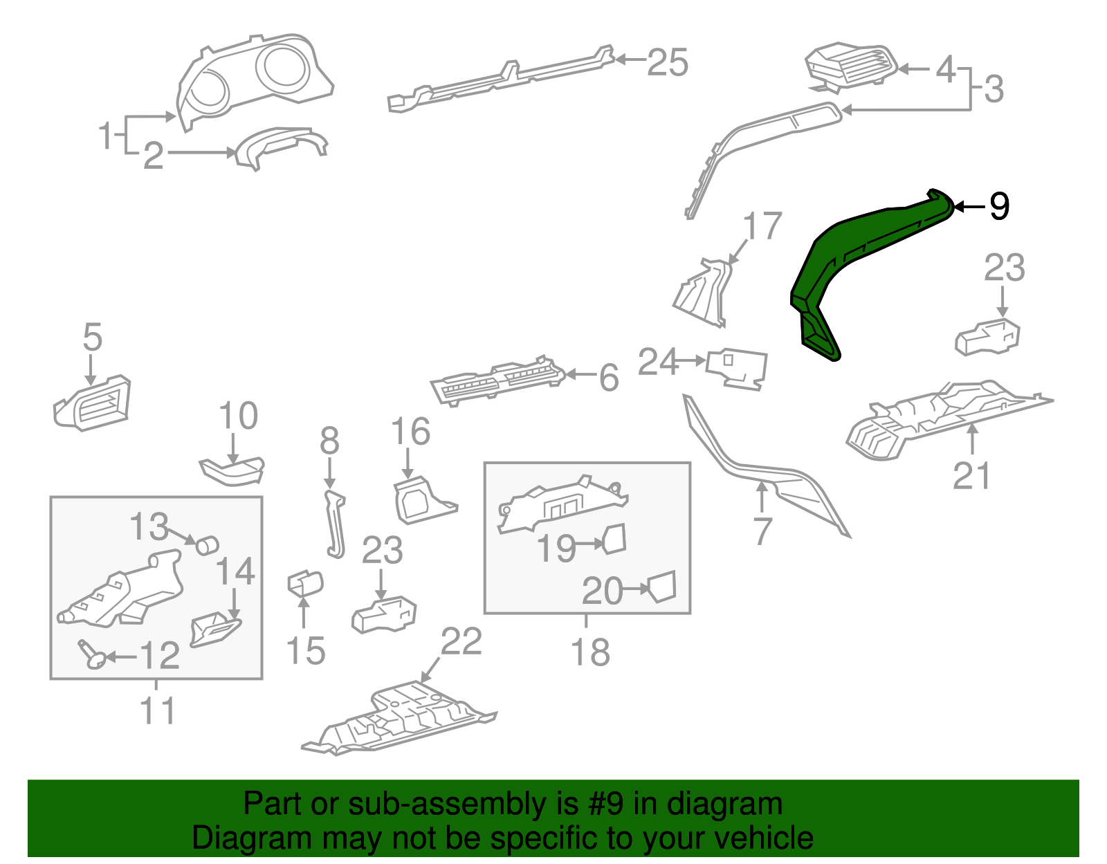 Trim Panel - Toyota (55012-06130-B1)