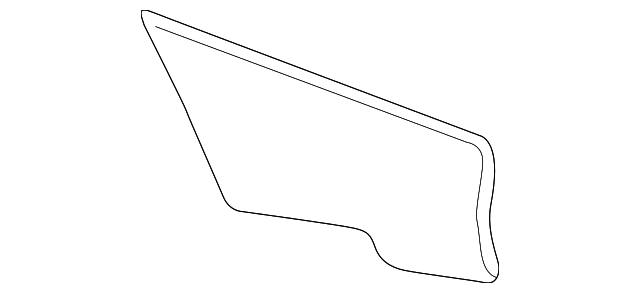 Insert, Rear S/D Upper                       *Cashmere - Cadillac (89038772)