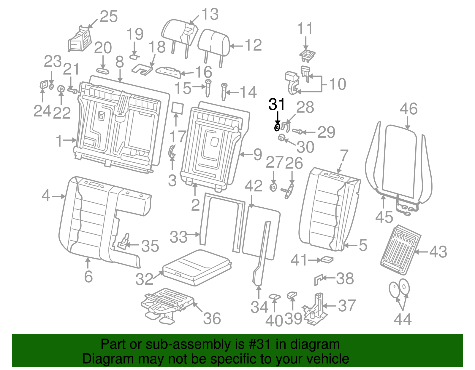 Retaining Bracket Lock Washer - Volkswagen (7L0-887-505)