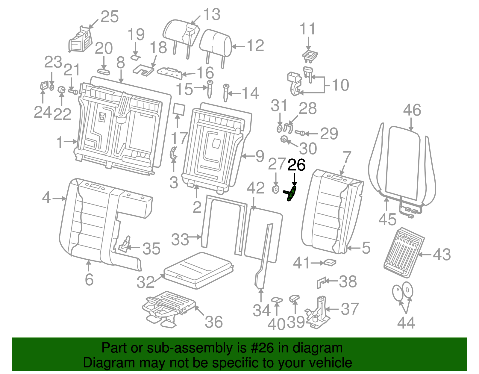 Pivot - Volkswagen (7L0-886-161-E)
