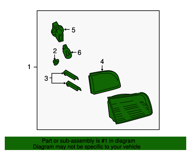 20102012 Mazda CX9 Tail Lamp Assembly TE69513F0B