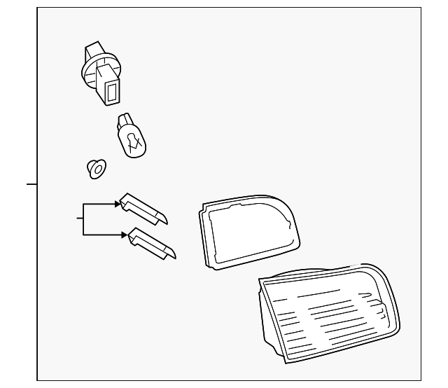 20102012 Mazda CX9 Tail Lamp Assembly TE69513F0B