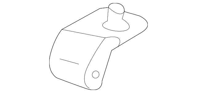 Light Titanium Sunshade Support Bracket - GM (96650122)