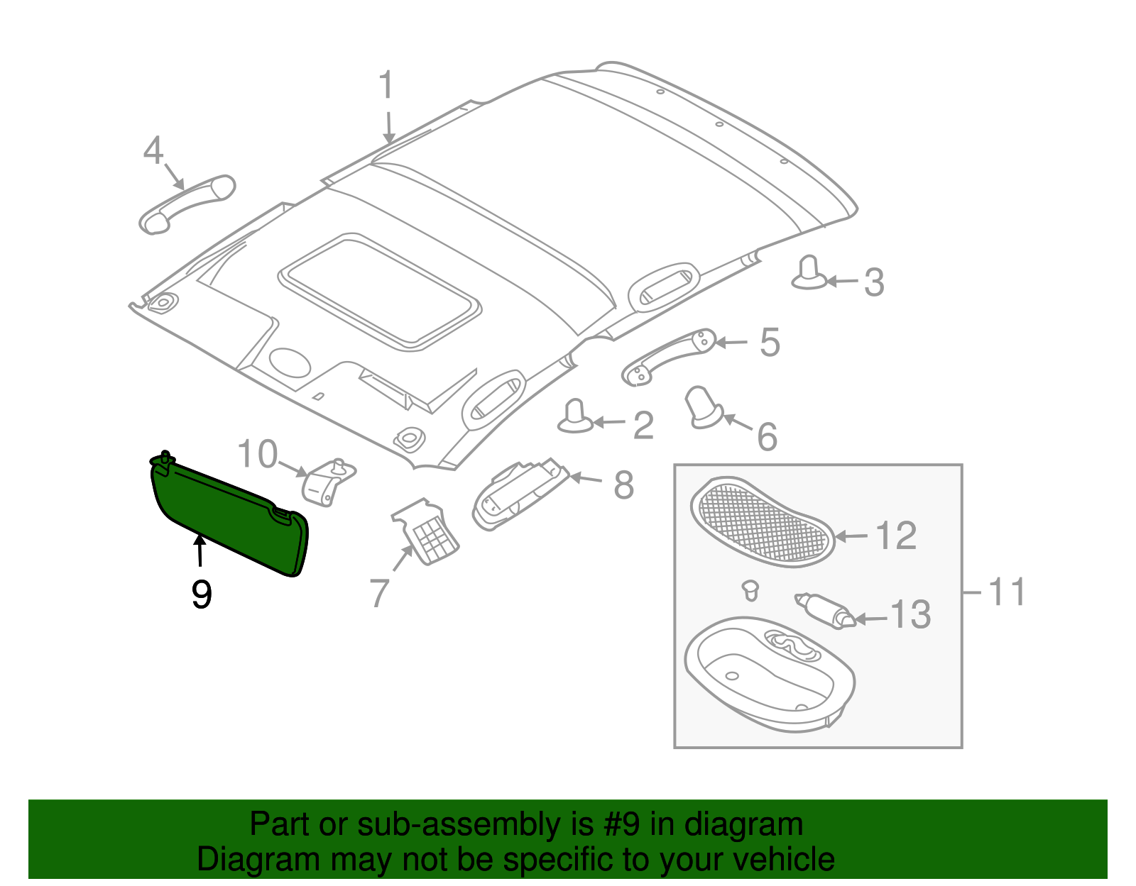 Sunshade - GM (96448401)