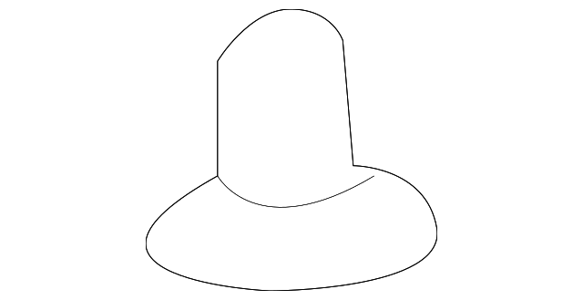 Light Titanium Headliner Trim Panel Clip - GM (94530769)
