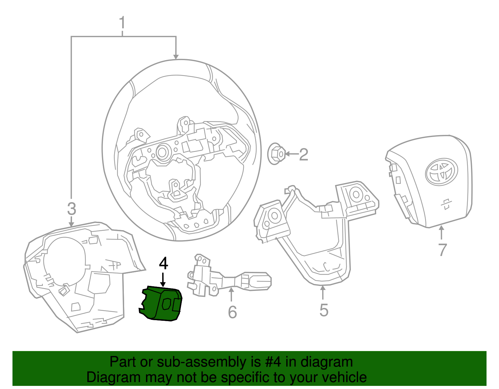 Rear Cover Lower Cover - Toyota (45186-47050-C0)