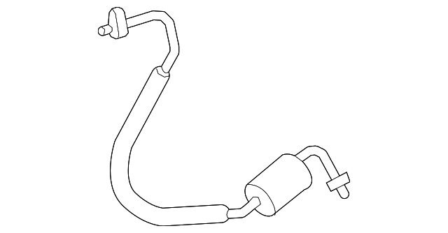 Motorcraft™ A/C Refrigerant Discharge Hose - Ford (YF-3565)