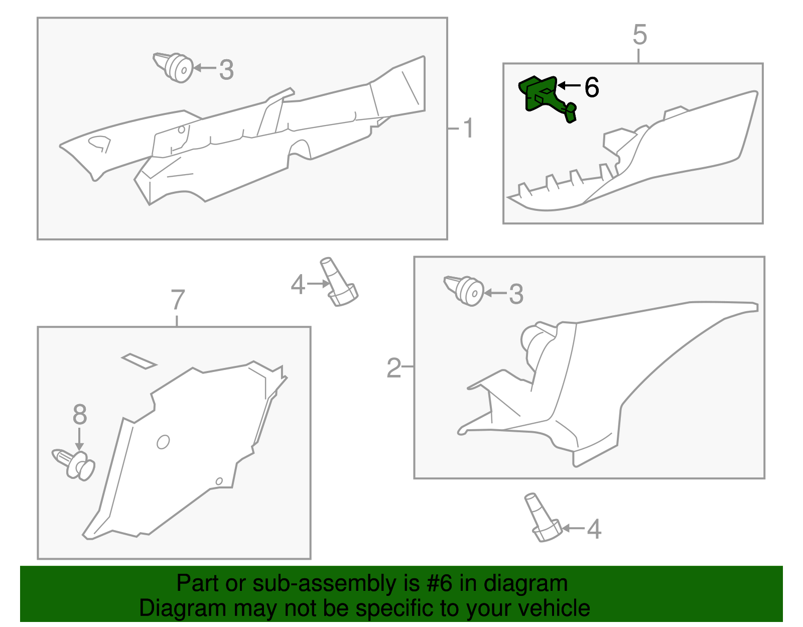 Upper Cover Clip - Scion (SU003-04135)