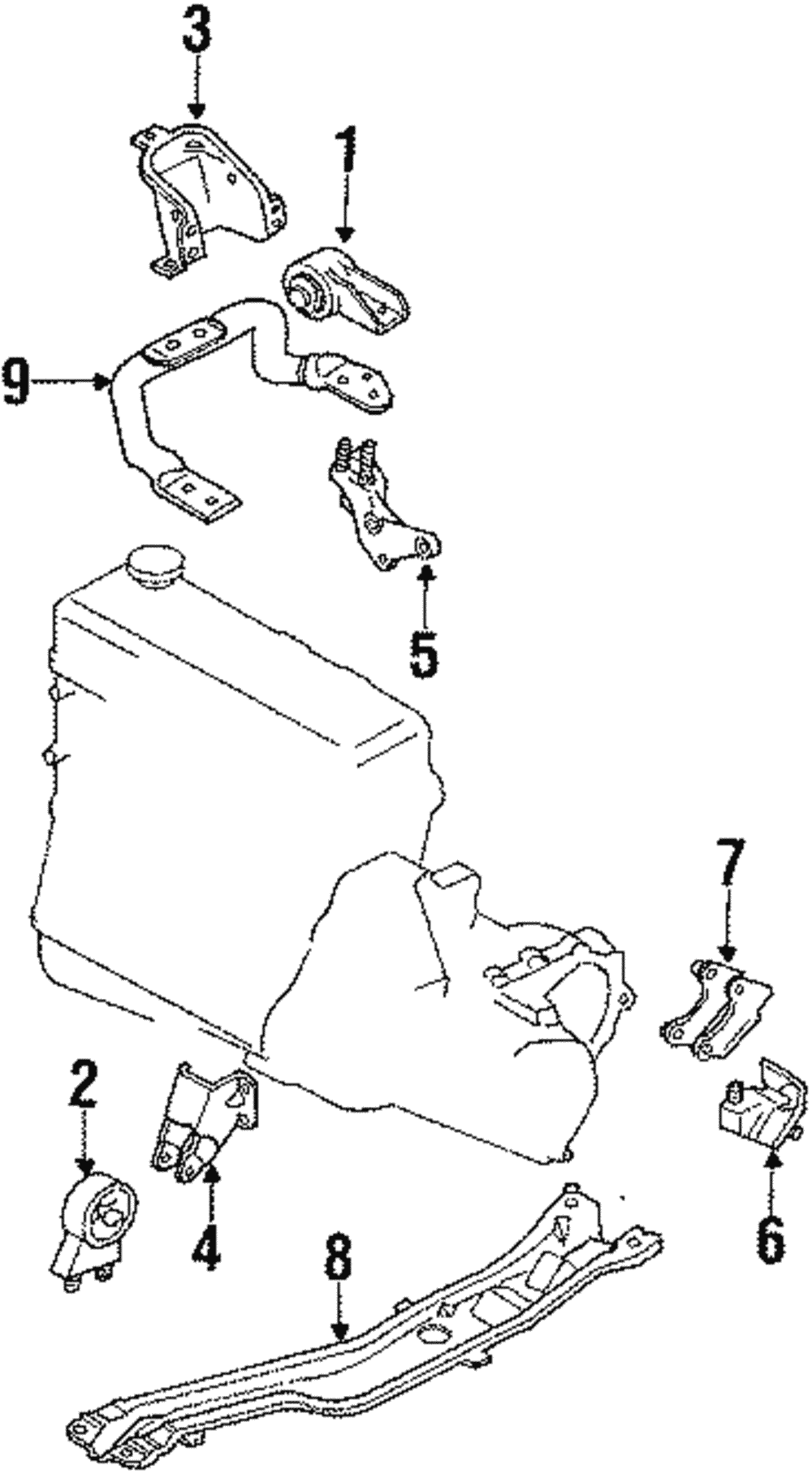 Trans Support - Ford (E8GY6A023A)