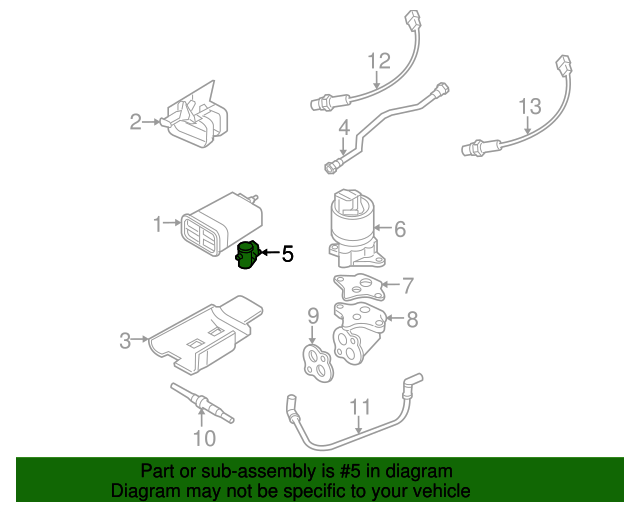 20042008 Chevrolet Vapor Canister Purge Valve 96553403 Auto Parts