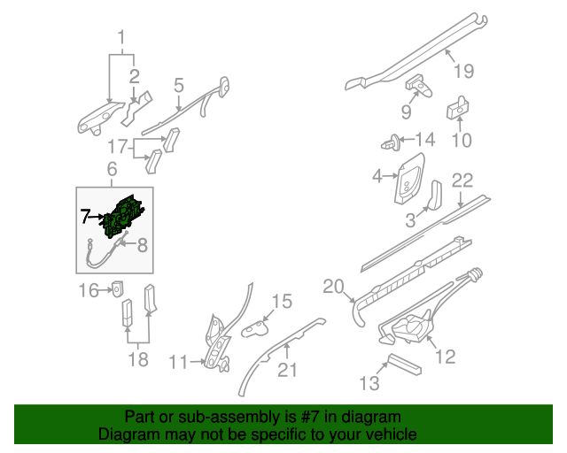 20062014 Kia Sedona OEM Sliding Door Lock Actuator Motor Left/Right